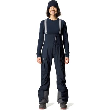 Houdini Rollercoaster Bib Pants Womens, Blue Illusion, L