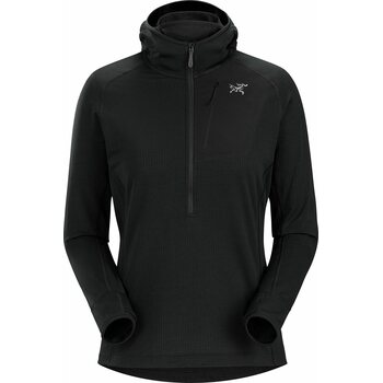 Arc'teryx Delta Half Zip Hoody Womens, Black, XL