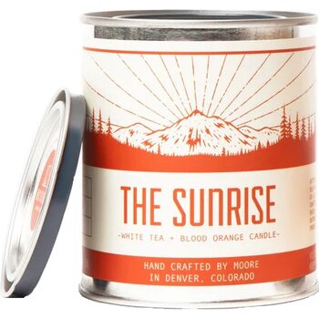 Moore Candle, The Sunrise - White Tea + Blood Orange, Pint