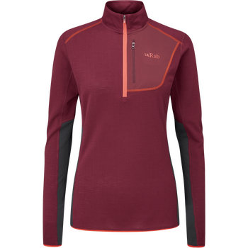 Rab Syncrino Light Fleece Pull-On Womens, Deep Heather, S (UK 10)