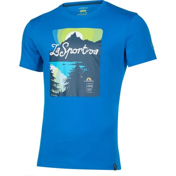 La Sportiva Lakeview T-Shirt Mens, Electric Blue, S
