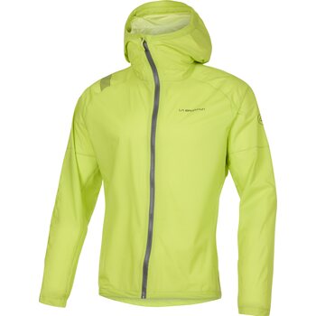 La Sportiva Pocketshell Jacket Mens, Lime Punch / Carbon, M