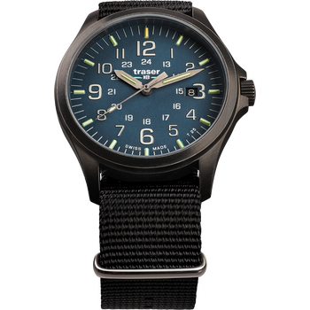 Traser P67 Officer Pro GunMetal Blue, Nato Strap