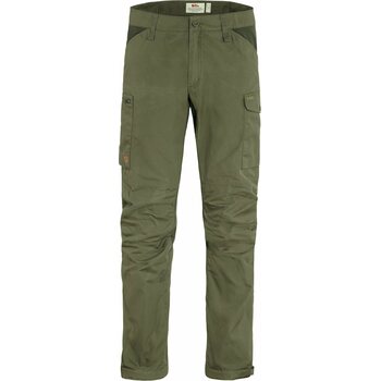 Fjällräven Kaipak Trousers Mens, Laurel Green/Deep Forest (625-662), 50, Regular 32"