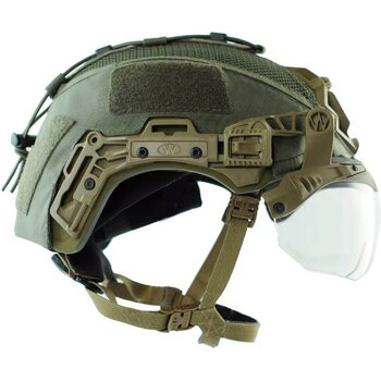 Agilite Team Wendy EXFIL Ballistic / SL Helmet Cover (no rear pouch), Ranger Green, Size 2 (XL)