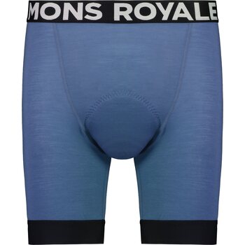 Mons Royale Enduro Bike Short Liner Mens, Blue Slate, XL