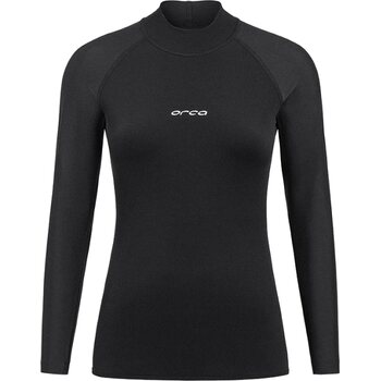 Orca Tango Thermal Rash Vest Womens, Black, L