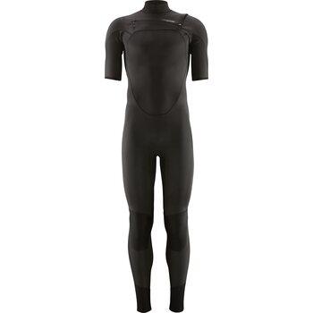 Patagonia R1 Lite Yulex Front-Zip Short-Sleeved Full Suit Mens, Black, XL