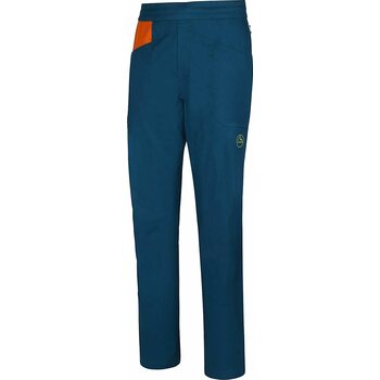 La Sportiva Pure Pant Mens, Storm Blue / Hawaiian Sun, S