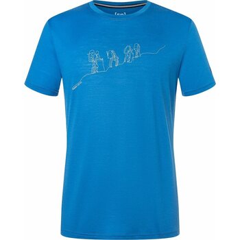 Super.natural Hiking Tee Mens, High Tide Feather Grey, XL
