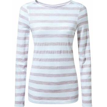 Craghoppers NosiLife Erin Long Sleeved Top Womens, Brushed Lilac Stripe, 36 (UK 10)