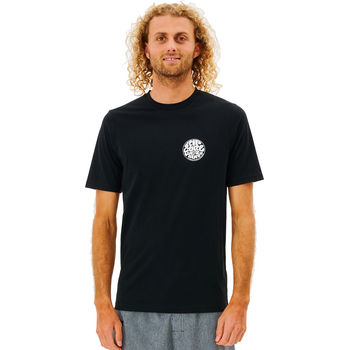 Rip Curl Icons Of Surf Short Sleeve UV Tee Mens, Black, XL