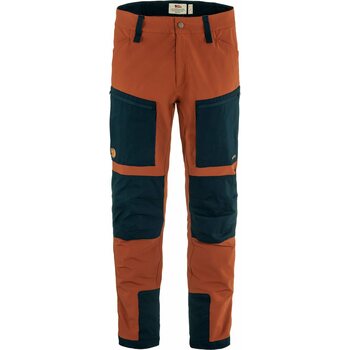 Fjällräven Keb Agile Trousers Mens, Autumn Leaf / Dark Navy (215-555), 44, Regular 32"