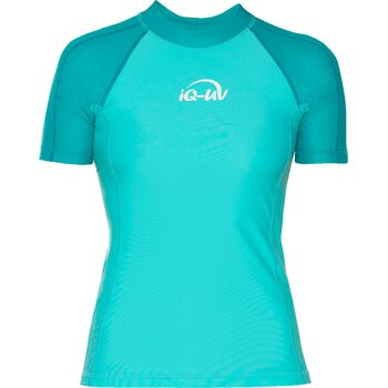 IQ UV T-Shirt Beach and Water Slim Fit Womens, Turquoise, XS