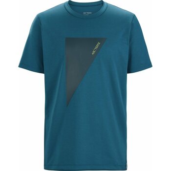 Arc'teryx Captive Arc'postrophe Word SS T-Shirt Mens, Serene, XL
