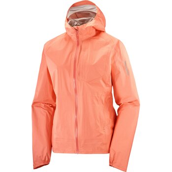 Salomon Bonatti WP Jacket Womens, Peach Amber, XL