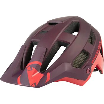 Endura Singletrack Helmet, Pomegranate, M/L