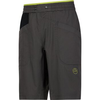 La Sportiva Bleauser Short Mens, Carbon/Lime Punch, L