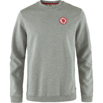 Fjällräven 1960 Logo Badge Sweater Mens, Grey / Melange (020-999), XXL