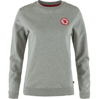 Fjällräven 1960 Logo Badge Sweater Womens, Grey / Melange (020-999), L