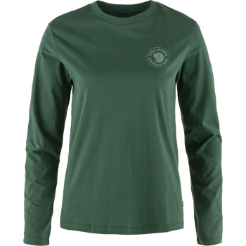 Fjällräven 1960 Logo T-Shirt Long Sleeve Womens, Deep Patina (679), M