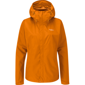 Rab Downpour Eco Waterproof Jacket Womens, Marmelade, S (UK 10)