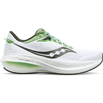 Saucony Triumph 21 Mens, White / Umera, EUR 42 (US 8.5)