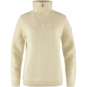 Fjällräven Övik Half Zip Knit Womens, Chalk White (113), S