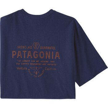 Patagonia Forge Mark Responsibili-Tee Mens, Sound Blue, S