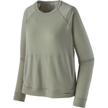 Patagonia Long Sleeved Cap Thermal Crew Womens, Sleet Green, S