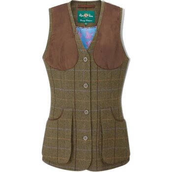 Alan Paine Combrook Ladies Shooting Waistcoat, Hazel, UK 10