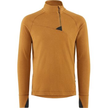 Klättermusen Huge Half Zip Sweater Mens, Mustard, M