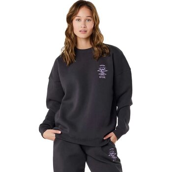Rip Curl Icons Crew Womens, Washed Black, M