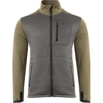 Aclima WoolShell Jacket, Gray Pinstripe / Tarmac, S