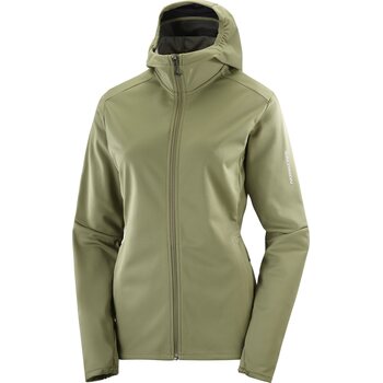 Salomon Gore-Tex Infinium Windstopper Softshell Jacket Womens, Deep Lichen Green, S