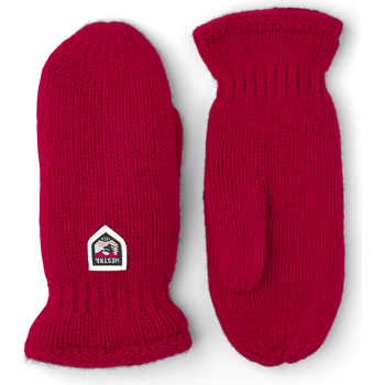 Hestra Basic Wool Mitt, Red, 8