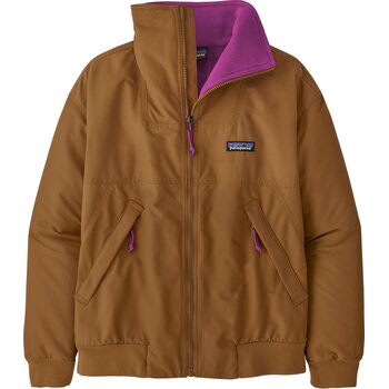 Patagonia Shelled Synch Jkt Womens, Nest Brown w/Amaranth Pink, M