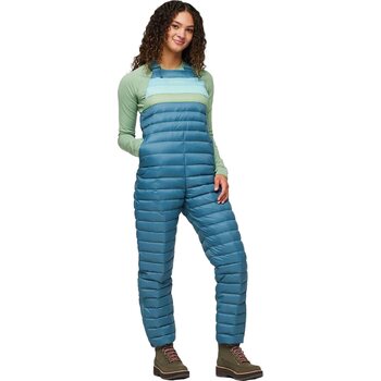 Cotopaxi Fuego Down Overalls Womens, Blue Spruce Stripes, L