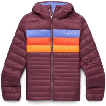 Cotopaxi Fuego Down Hooded Jacket Womens, Wine Stripes, S