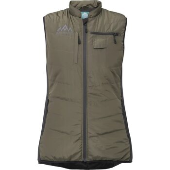 Heat Experience Heated Hunting Vest Womens, Green / Black, S