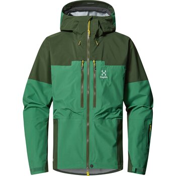 Haglöfs Spitz GTX Pro Jacket Mens, Seaweed Green / Dark Jelly Green, S