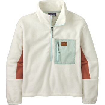 Patagonia Microdini 1/2 Zip Pullover Womens, Birch White, XL