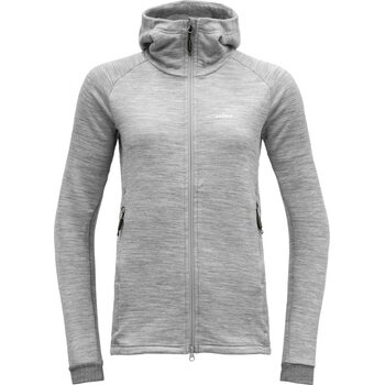 Devold Nibba Jacket w/Hood Womens, Grey Melange (2023), S