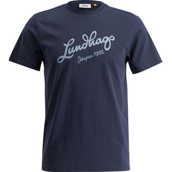 Lundhags Järpen Logo T-Shirt Mens, Deep Blue (75350), XL