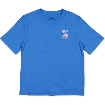 Mons Royale Icon Relaxed Tee Womens, Pop Blue, XL