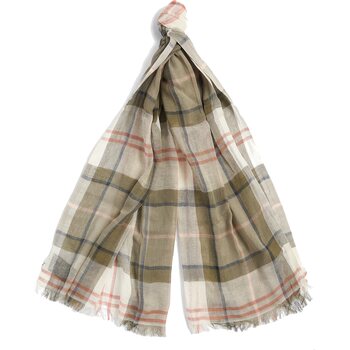 Barbour Welton Tartan Scarf, Glenmore Olive Tartan