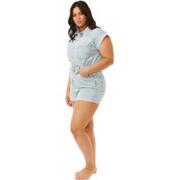 Rip Curl Venice Romper Womens, Light Blue, L