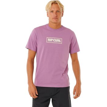 Rip Curl Big Mumma Icon Tee Mens, Dusty Purple, S