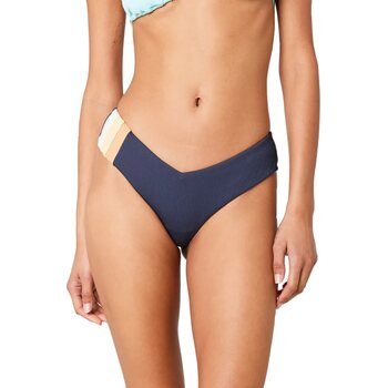 Rip Curl Block Party Hi Leg Skimpy Womens, Navy, S