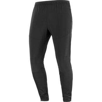 Salomon Cross Run Pant Unisex, Deep Black, XS